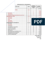 Presupuesto Topografia 