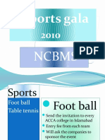 Sports Gala Sports Gala: Ncbms Ncbms