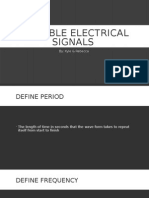 variable electrical signals