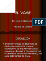 EL PAGARE - Dr. Villalobos Jión