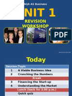 Y12 Business Studies - Unit 1 Revision Workshop