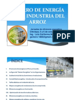 Ahorro de Energía en La Industria Arrocera