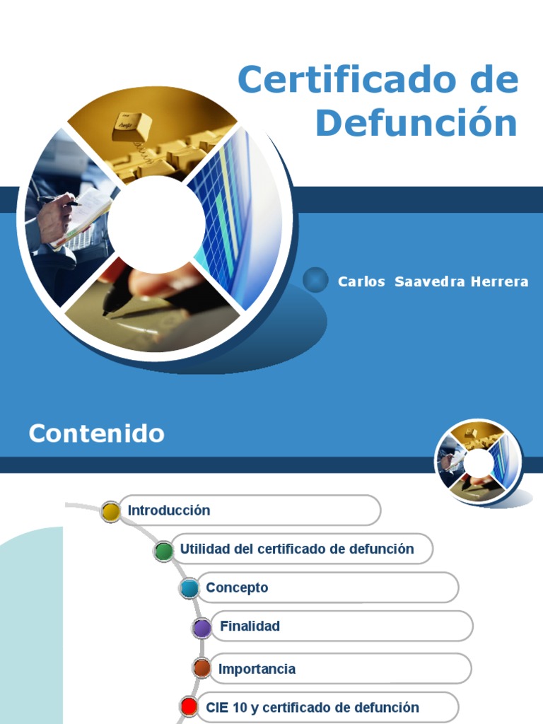 Certificado de Defunción 2015 Muerte Hipertensión