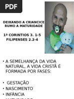 Deixando a Criancice Rumo a Maturidade -Data Show