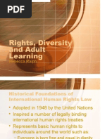rights diversity and adult learning