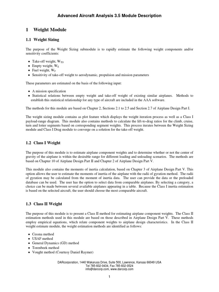 Advanced Aircraft Analysis Download