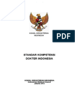 Perkonsil No 11 Th 2012 Ttg Standar Kompetensi Dokter Indonesia 2012