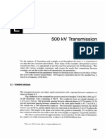 E - 500 KV Transmission Line Data
