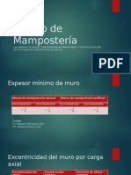 Diseño de Mampostería