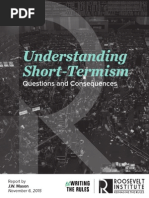 Understanding Short-Termism