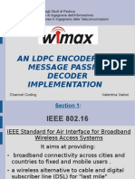 LDPC Channel Coding for IEEE 802.16 Wireless Networks