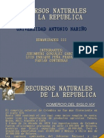 Recursos Naturales de La Republica