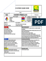 MSDS Premezclados