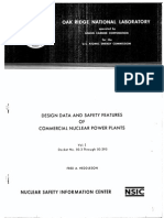 Design Data and Safety Features of Commercial Nuclear Power Plant PDF