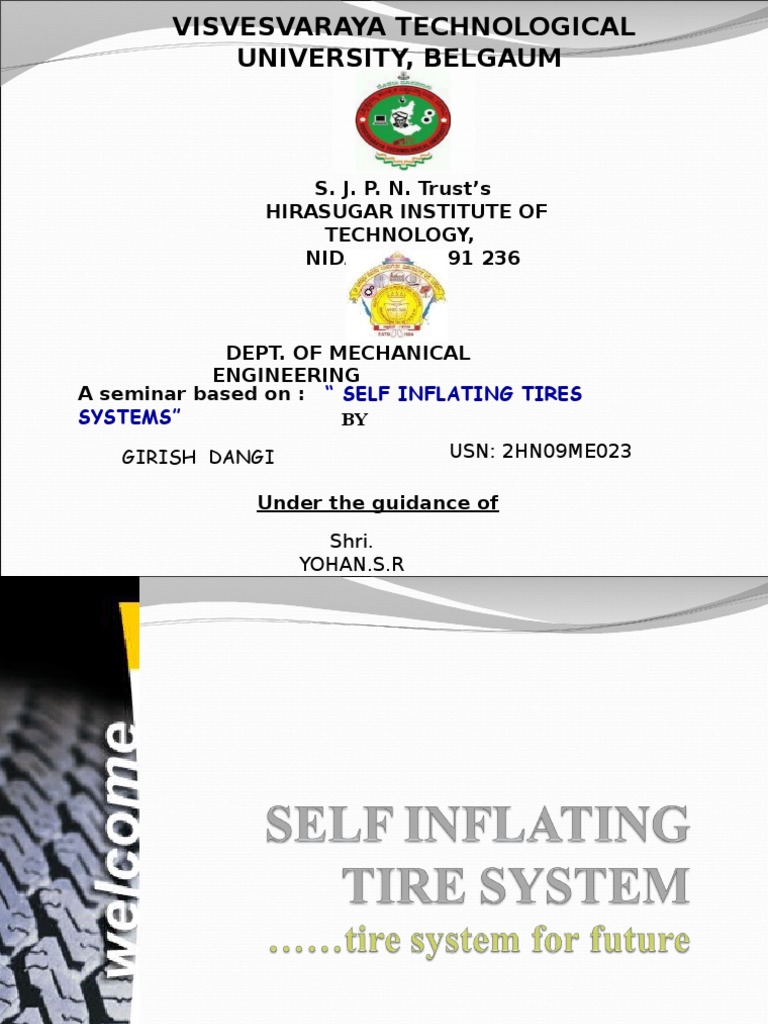 Self-Inflating Tire Systems Overview | PDF