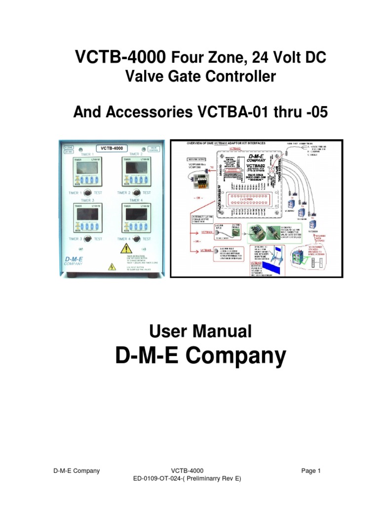 DME Valve Gate Controller PDF Electrical Connector Vacuum Tube