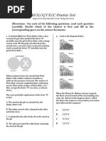 Paper Practice Test With KEY Attached