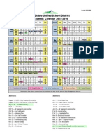 Mt. Diablo Unified School District Academic Calendar 2015-2016