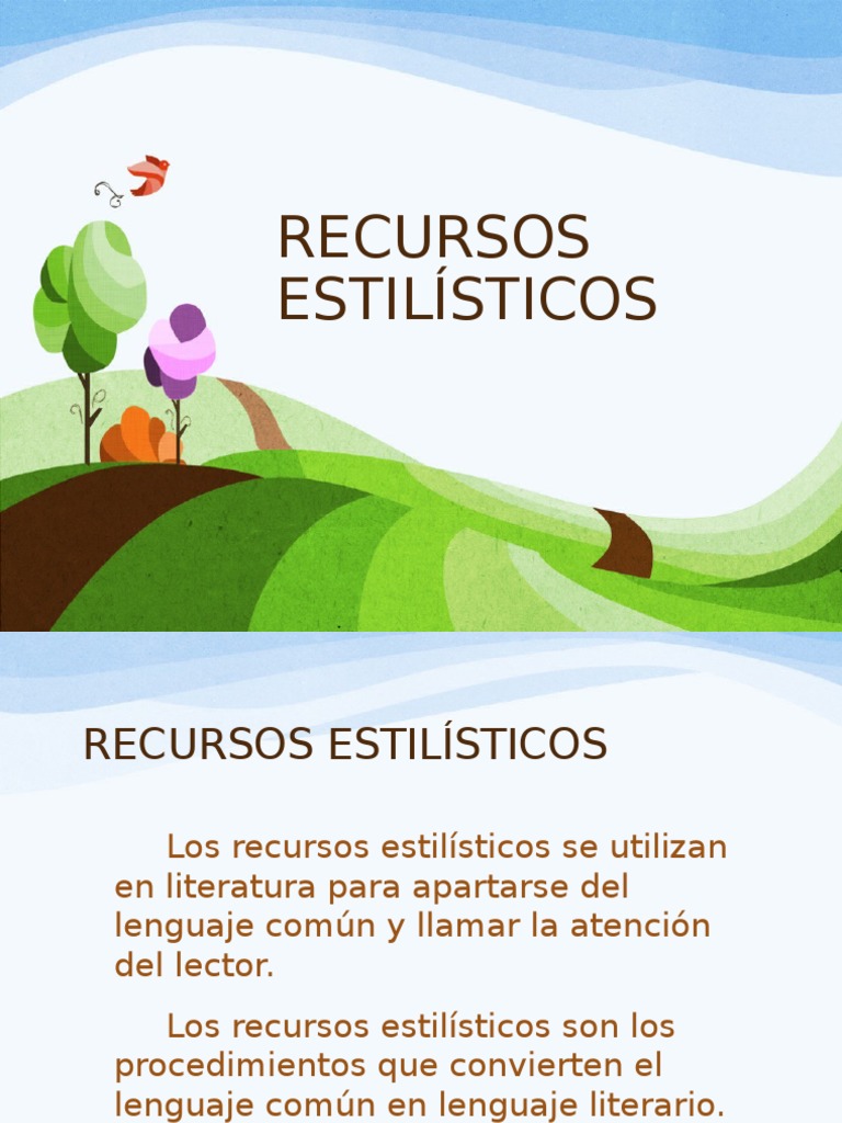 RECURSOS ESTIL STICOS ppt