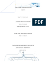 Trabajo de Matematicas Financiera