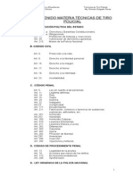 Contenido Materia Técnicas de Tiro Policial