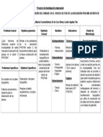 Matriz de Mconsitencia