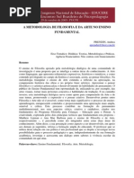 Ensino de Filosofia e Arte