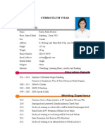 Personal Details: Curriculum Vitae