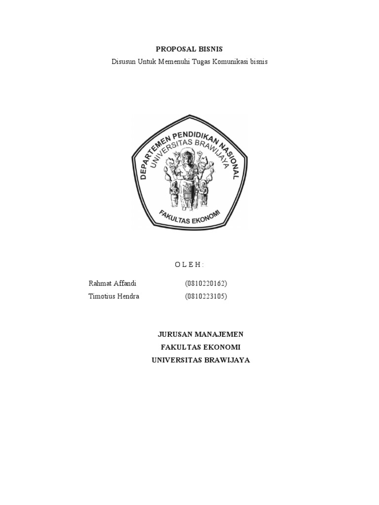 Proposal &amp;Laporan Formal