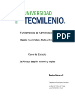 Caso de Estudio Jet Airways - Evidencia 1 - Análisis Del Caso (Trabajo en Equipo)