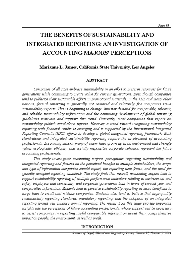 Sustainability Reporting | PDF | Regulation S K | Accounting