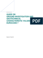 Guide On Ground Investigation and Geotechnical Characteristic Values To EC7 24 Apr 2015