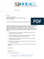 Solicitud para Revisión Documento