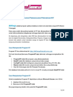 Petunjuk Pemakaian Program RT PDF