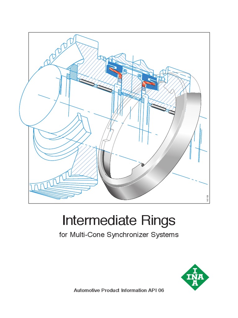 3 Cone Synchronizer Manual Transmission Gear