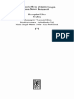 Philo Und Das Neue Testament Wechselseitige Wahrnehmungen 1. Internationales Symposium Zum Corpus Judaeo-Hellenisticum Wissenschaftliche Unters PDF