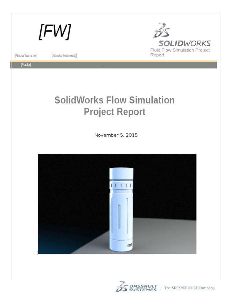 Solidworks Flow Simulation Project Report | PDF | Turbulence | Boundary ...