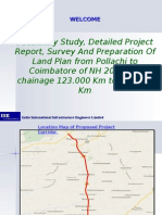 Feasibility Study Pollachi to Coimbatore NH 209