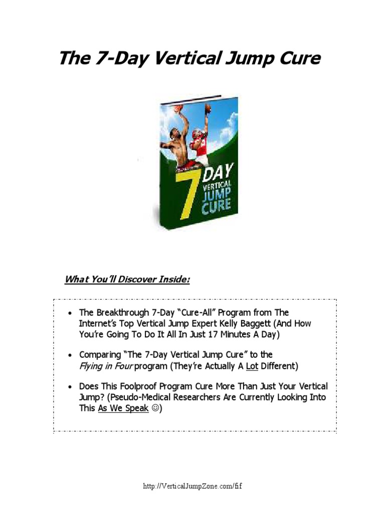 7-Day Vertical Jump Boost Program | PDF | Career & Growth | Self ...