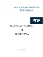 Planificarea Familiala Si Contraceptia PDF
