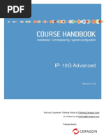 Download Ceragon - IP10G - Advanced - Course Handbook - V42 by Francisco Salvador Mondlane SN288593686 doc pdf
