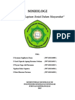 Lapisan Stratifikasi Sosial Masyarakat