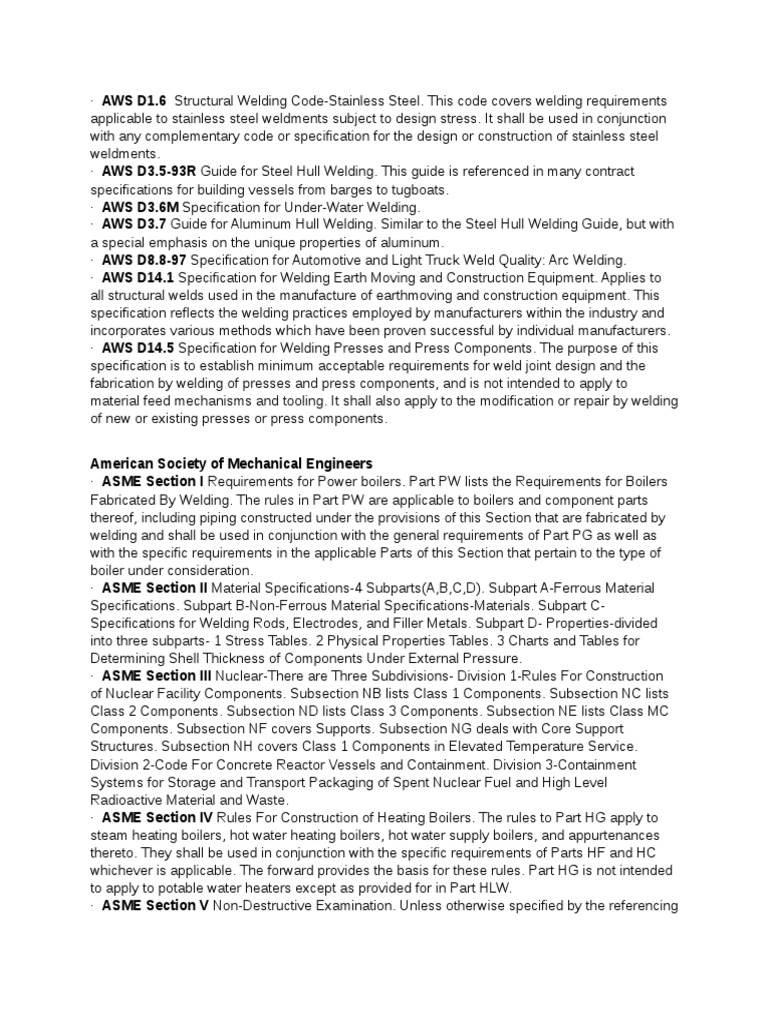 American Society of Mechanical Engineers | Download Free PDF | Welding ...