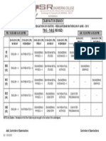 Examination Branch Time - Table (Revised)