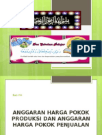 ANGGARAN HARGA POKOKanggaran PRODUKSI DAN ANGGARAN HARGA POKOK