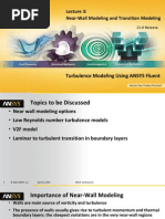 Fluent-Adv Turbulence 15.0 L03 Wall Modeling