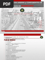 CONFIGURACION URBANA y COMPONENTES DE ORIGEN DE HUANCAYO