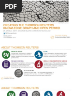 Creating The Thomson Reuters Knowledge Graph and Open permID - ODI Summit 2015