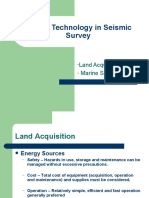 Recent Technology in Seismic Survey