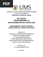 Phototransistor Report